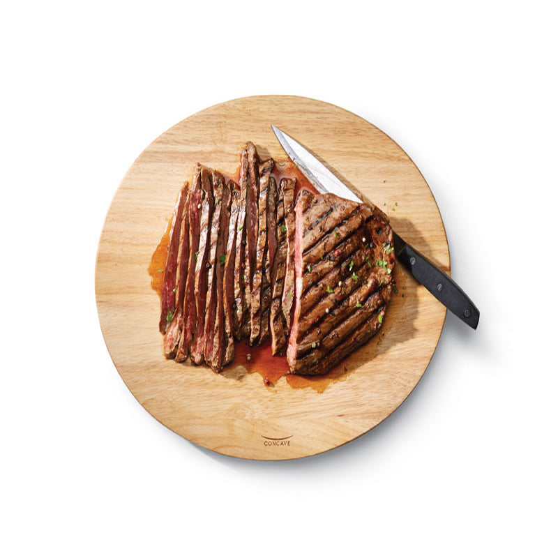 Architec Gripperwood 18 in. L X 14 in. W X 1 in. Rubberwood Concave Carving Board, Pack of 4