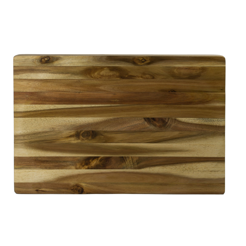 Architec Gripperwood 19 in. L X 13 in. W X 1.5 in. Acacia Wood Concave Carving Board, Pack of 3
