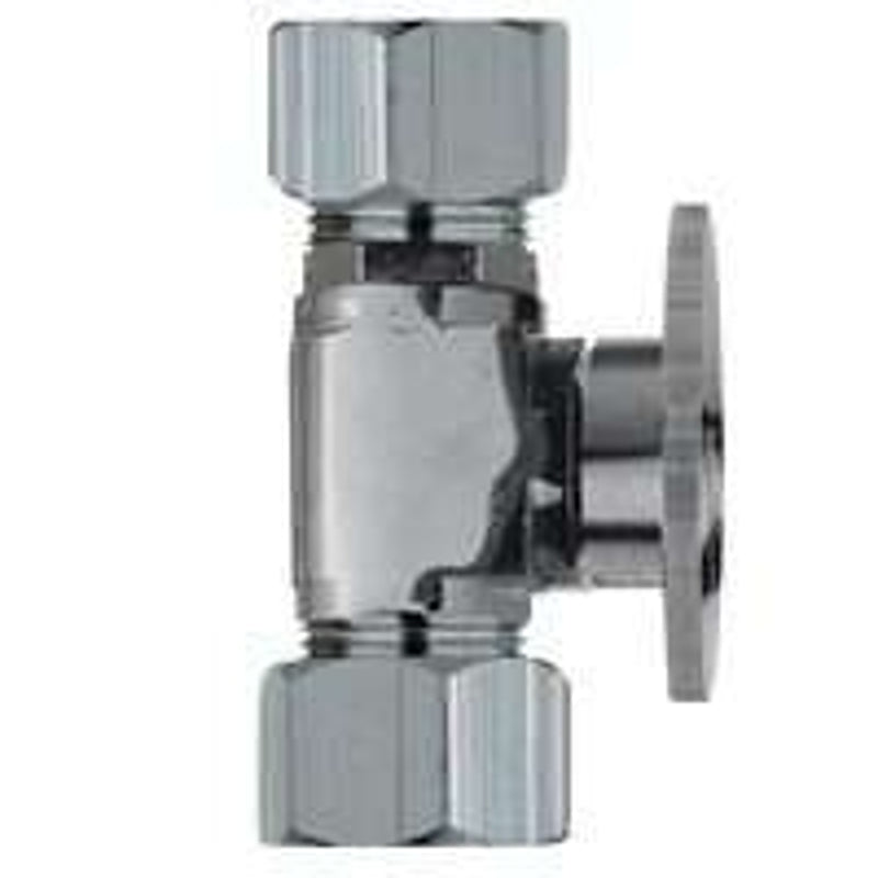 Plumb Pak PP65PCLF Shut-Off Valve, 5/8 x 7/16 in Connection, Compression, 3 in W x 4-5/8 in H Dimensions