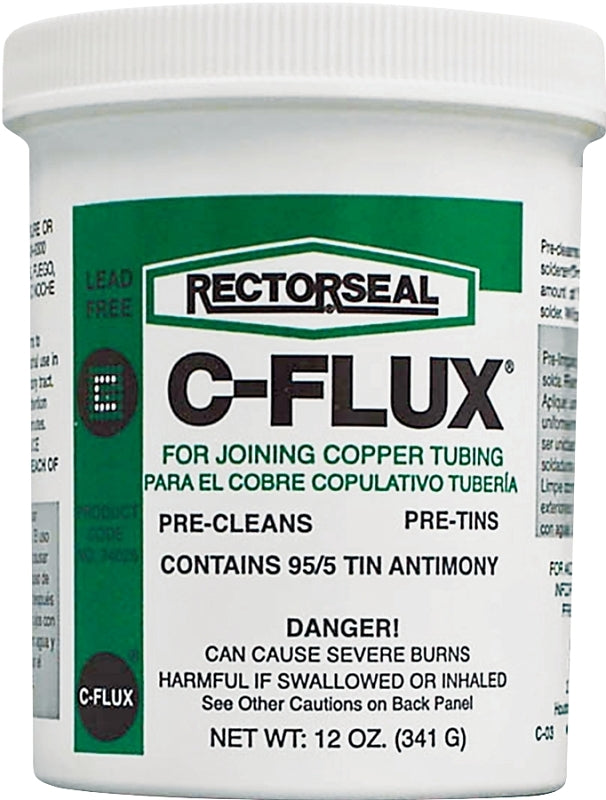 Nokorode C-Flux Series 74025 Soft Soldering Flux, 12 oz Jar, Paste, Gray