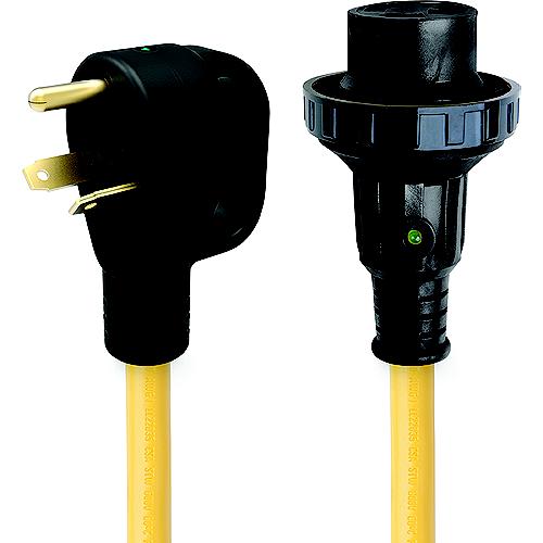 Park Power Weekender 30ARVD36 30A 125V Detachable Power Cord w/Handle & Indicator Light, 36'