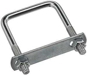 National Hardware N222-356 U-Bolt, 3 in L Inside, 2 in W Inside, 5/16-18 Thread, 1-1/2 in L Thread, Steel, Zinc-Plated, Pack of 5