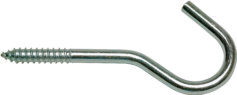 National Hardware 2040BC Series N220-483 Ceiling Hook, 125 lb Working Load, #0, Steel, Zinc, Pack of 20