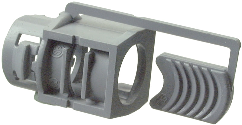 Halex 27515 Cable Connector, 1/2 in, Polypropylene, Gray, Pack of 10