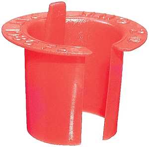 Halex 75401 Anti-Short Bushing, 1 in, Plastic, Red