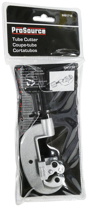 ProSource TC-100A3L Screw Feed Tube Cutter, 1-1/8 in Max Pipe/Tube Dia, 1/8 in Mini Pipe/Tube Dia, Aluminum Pipe/Tube