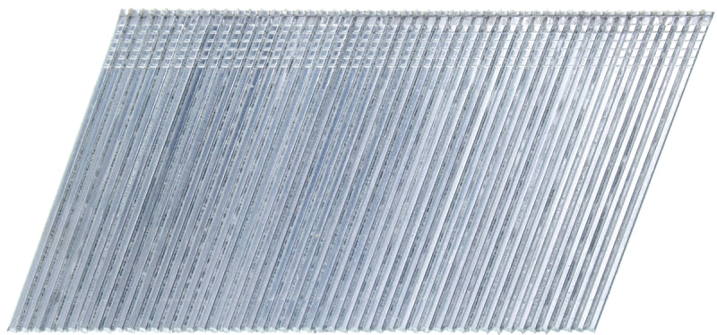 Senco RH21EAA Series Finish Nail, Glue Collation, 2 in L, 16 ga, Galvanized Steel, T-Shaped Head, Smooth Shank