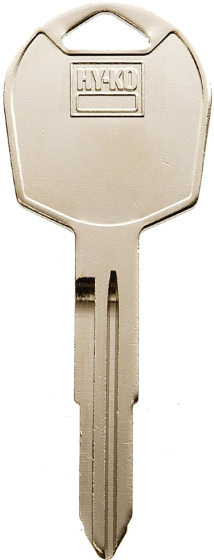 Hy-Ko 11010KK6 Automotive Key Blank, Brass, Nickel, For: Kia Vehicle Locks, KK6 Key Number, Pack of 10