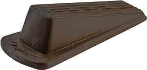 Shepherd Hardware 9133 Wedge Door Stop, Brown, 4.3/4 in L, 2-1/8 in W, Rubber