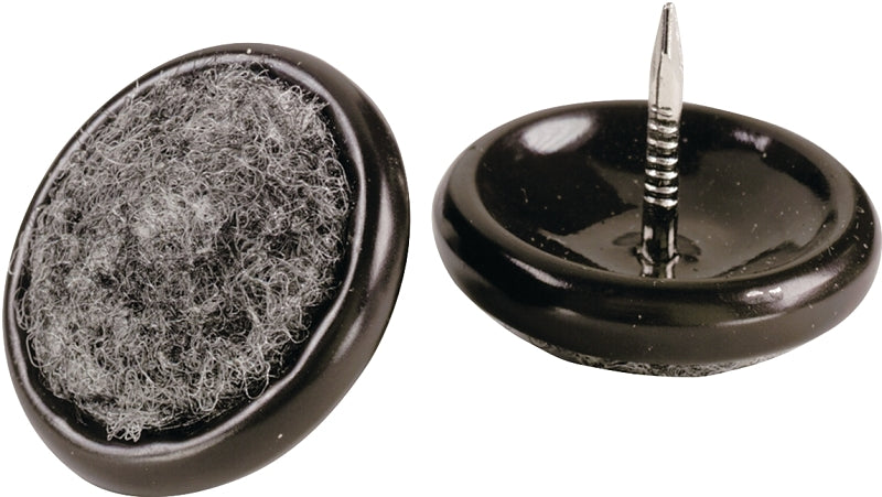 Shepherd Hardware 9155 Furniture Glide, Round, 1-1/4 in Dia Dimensions, 4/PK