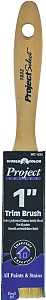 Linzer Impact 1832-1 Paint Brush, 1 in W, Chisel Trim, Wall Brush, 2-1/4 in L Bristle, Poly Bristle, Sanded Handle