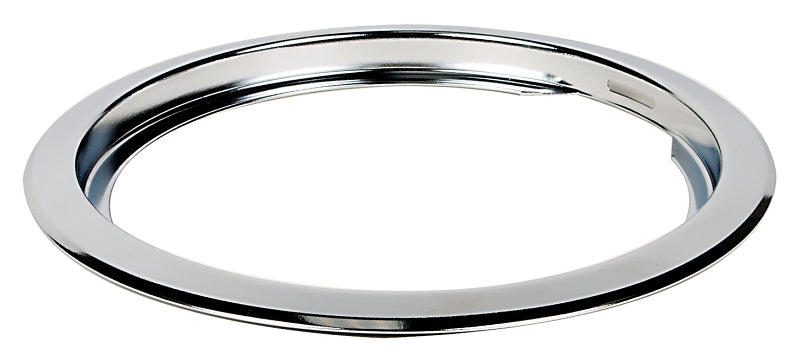 Camco USA 00303 Trim Ring, 6 in Dia, Chrome, For: Metal or Porcelain Pans and GE/Hotpoint Electric Ranges