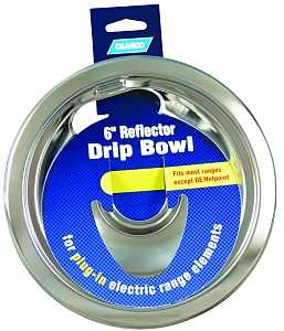 Camco USA 00383 Drip Bowl, For: Plug-In Electric Range Elements, 6 in Dia