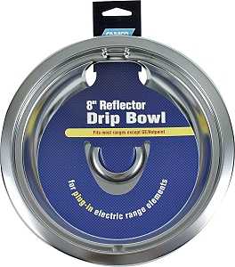 Camco USA 00393 Drip Bowl, For: Plug-In Electric Range Elements, 8 in Dia