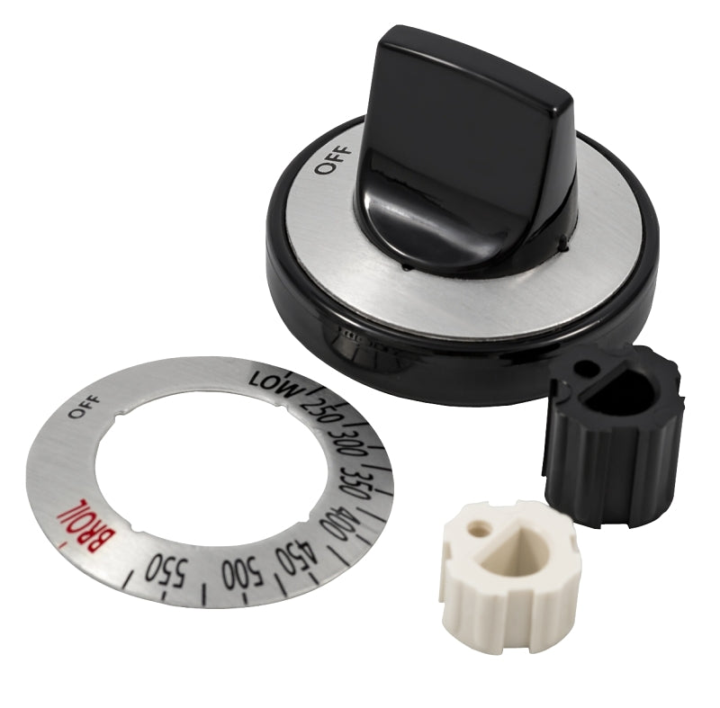 Camco USA 00973 Knob Kit, Includes: (2) Peel, Adapter, Dial, Insert, Knob and Stick Cover, Black