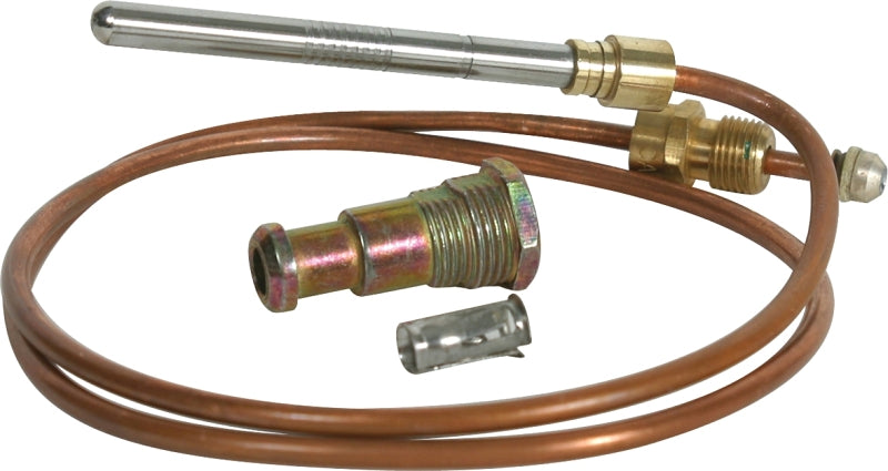 Camco USA 09293 Thermocoupler Kit, Specifications: 24 in L Lead, For: RV LP Gas Water Heaters and Furnaces