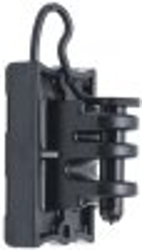 Zareba IWTPLB-Z Series Screw-In Ring Insulator, For: Standard Stubbed T-Post and Wood Post, 9 to 22 ga Fence Wire