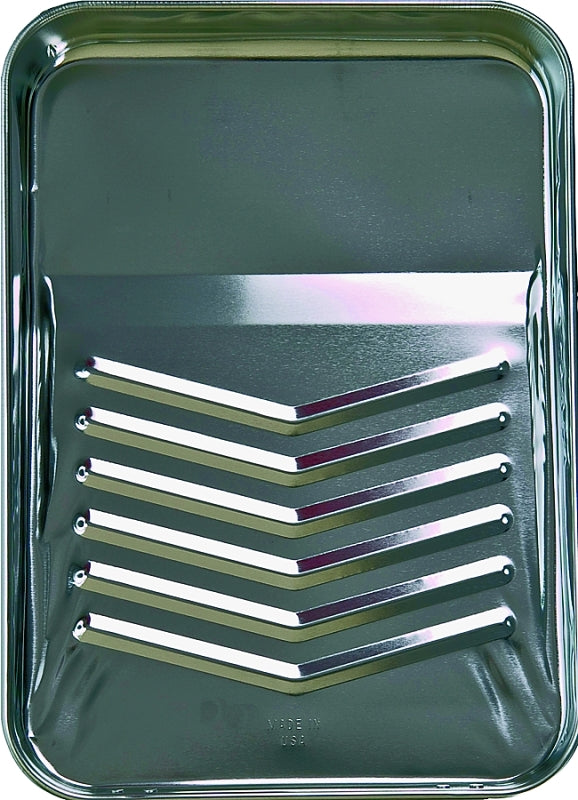 Linzer RM400 Paint Tray, 11-1/4 in L, 15-1/4 in W, 1 qt, Metal