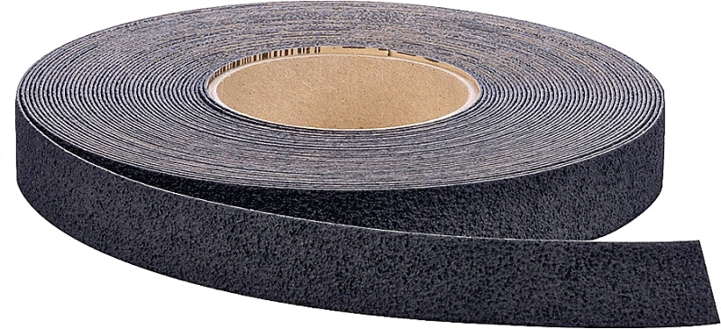 3M 7736 Tread, 60 ft L, 1 in W, Vinyl Backing, Black