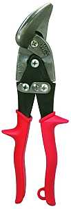 Crescent Wiss M6R Aviation Snip, 9-1/4 in OAL, 1-1/4 in L Cut, Straight Cut, Molybdenum Steel Blade, Non-Slip Handle