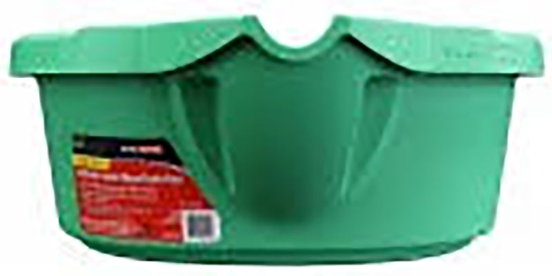 FloTool 42010MI Drain Container, 20 qt, Round, Polypropylene, Green, Pack of 10
