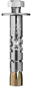 Cobra Anchors 603R Sleeve Anchor, 3/8 in Dia, 2 in L, 750 lb, Steel, Plated