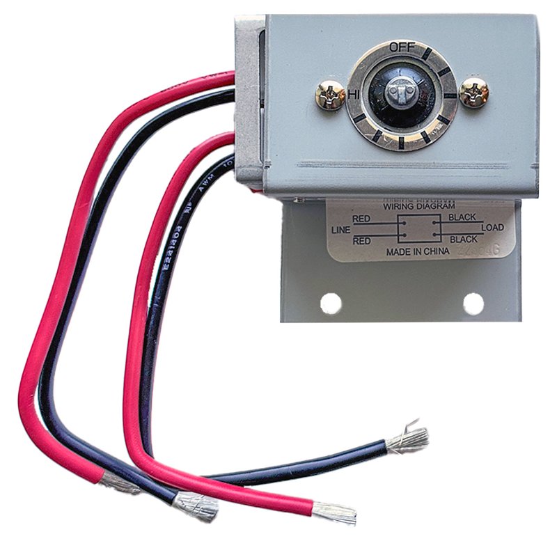 TPI TBD Thermostat Kit, Built-In, Bi-Metal, White/Ivory
