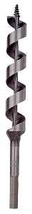 Irwin I-100 Series 49907 Power Drill Auger Bit, 7/16 in Dia, 7-1/2 in OAL, Solid Center Flute, 1-Flute, Hex Shank