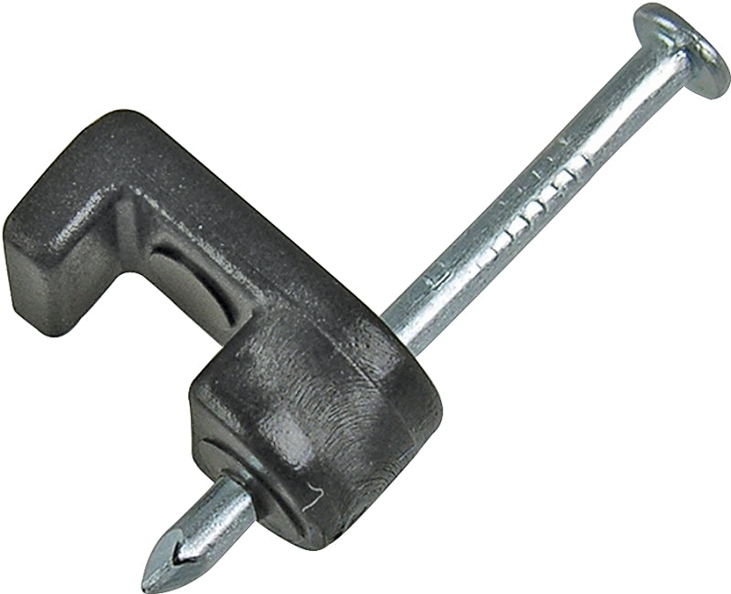 Gardner Bender PSB-160 Cable Staple, 3/16 in W Crown, 7/8 in L Leg, Polyethylene, 100/PK