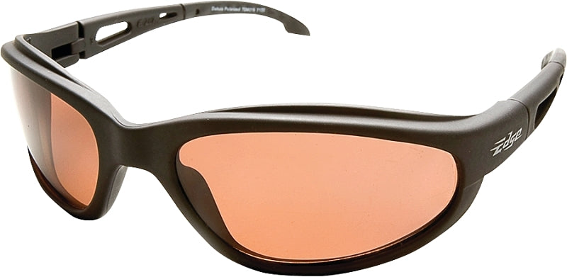 Edge Dakura Series TSM215 Safety Glasses, Unisex, 61 mm W Lens, Polycarbonate Lens, Full Frame, Wraparound Frame