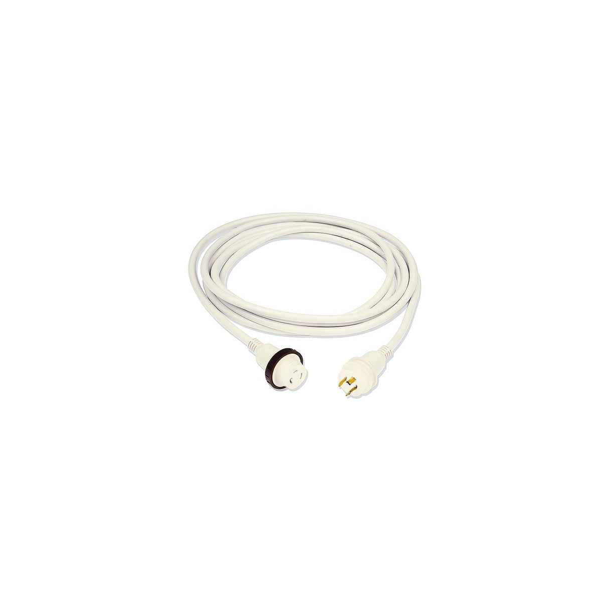 Marinco 199120 30A/125V Powercord Plus ShorePower Cordset w/LED, 50' White