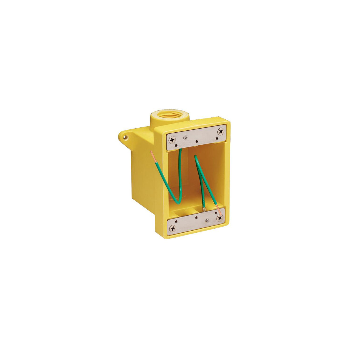 Marinco 6083CR Yellow Fiberglass FD Box With 3/4" or 1" K.O. Holes