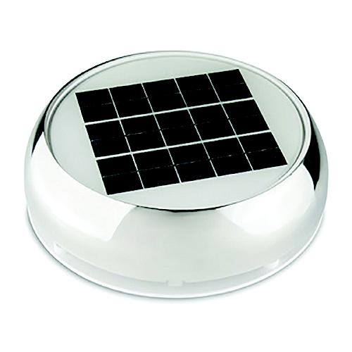Marinco Day/Night Solar Vent, 3" Stainless Steel