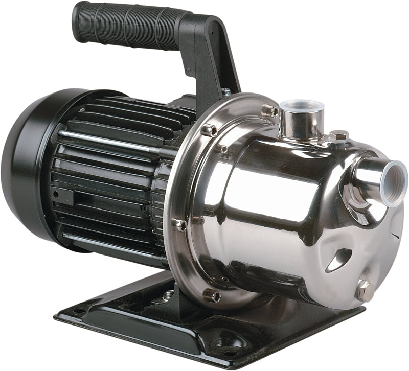 Simer 2825SS Utility Pump, 1-Phase, 9.8 A, 115 V, 1 hp, 1 in Outlet, 10 gpm, Stainless Steel