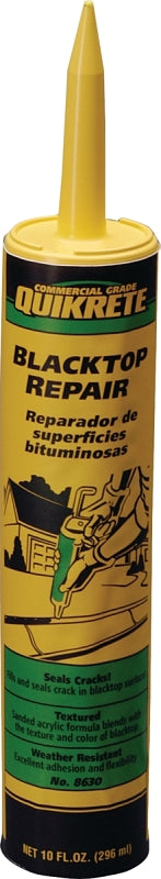 Quikrete 8630-10 Repair Tube, Paste, Beige/Black/Gray, Ammonia, Ether, 10 oz Caulking Tube, Pack of 12