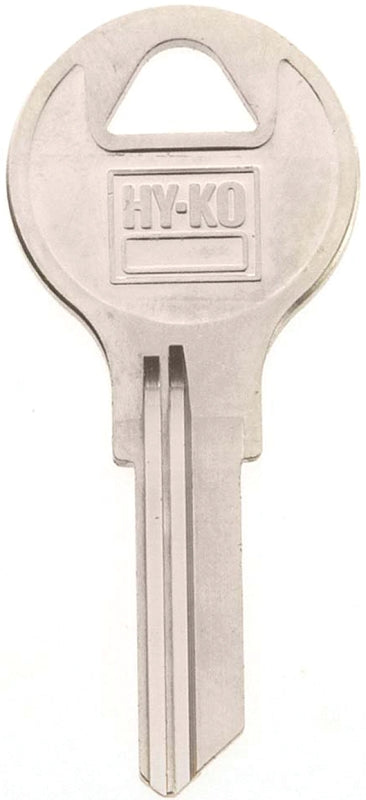 Hy-Ko 11010AP1 Key Blank, Brass, Nickel, For: Chicago Cabinet, House Locks and Padlocks, AP1 Key Number, Pack of 10