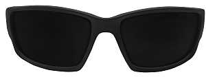 Edge TSK236 Polarized Safety Glasses, Smoke Lens, Matte Black Frame, Unisex, Polycarbonate Lens, Full Frame, Nylon Frame