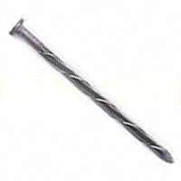 ProFIT 0033245 Finish Nail, 6 in L, Carbon Steel, Hot-Dipped Galvanized, Flat Head, Spiral Shank, 5 lb