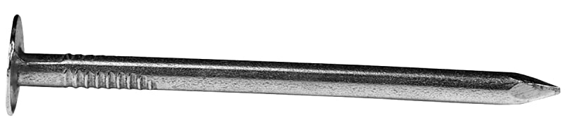 ProFIT 0132135 Hand Drive Roofing Nail, 2 in L, Flat Head, 11 ga, Steel