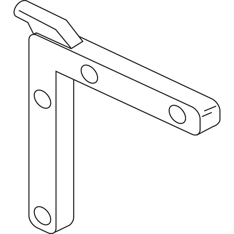 Make-2-Fit PL 15150 Non-Handed Tilt Key, 5/32 x 3/16 in Dimensions, Nylon/Plastic, White, For: Triple Track System