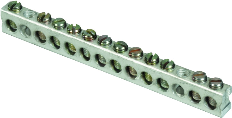 Square D PK12GTACP Ground Bar Kit, 0.32 in L, 12-Terminal, Aluminum