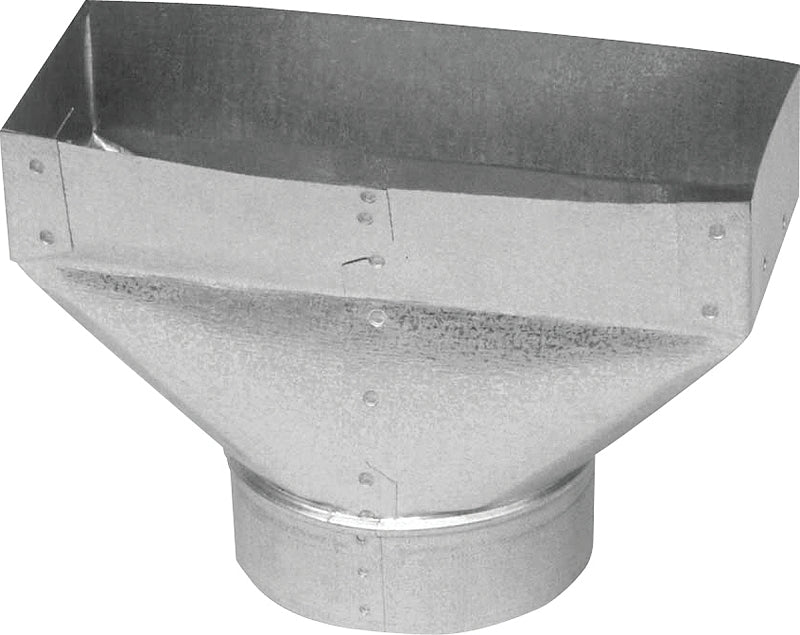 Imperial GV0704-C Universal Boots, 6-3/4 in L, 10 in W, 4 in H, 30 ga Gauge, Steel, Galvanized