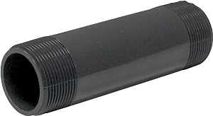Genova P-112-6 Pipe Nipple, 1-1/2 in, MIP x MIP, PVC, Gray, SCH 80 Schedule, 6 in L