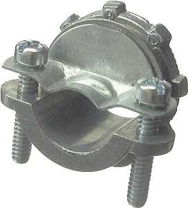 Halex 90513 Clamp Connector, 1 in, Zinc