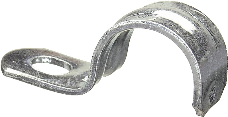 Halex 96112 1-Hole Rigid Conduit Strap, 3/4 in, Steel, Galvanized