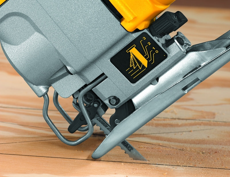DEWALT DW317K Jig Saw Kit, 5.5 A, 1 in L Stroke, 0 to 3000 spm, Includes: Contractor Bag and DW317 Jig Saw