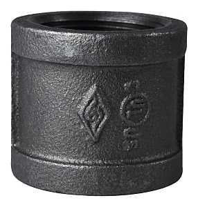 ProSource B220 32 Pipe Coupling, 1-1/4 in, FIP, Steel, 40 Schedule, 300 psi Pressure