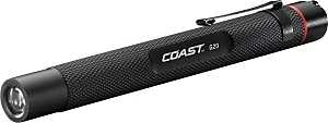 Coast TT7817CP Flashlight, AAA Battery, Alkaline Battery, LED Lamp, 36 Lumens, 22 m Beam Distance, 10 hr Run Time