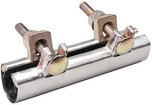 B & K 160-705 2-Bolt Pipe Repair Clamp, 1 in, Stainless Steel