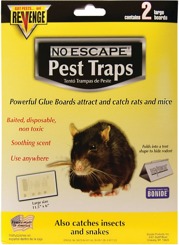 Bonide 47054 Pest Trap, No Escape, For: Cockroaches, Mice, Scorpions and Spiders
